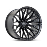 Vossen HFX-6 17x9 - 6x135 - ET0 - Super Deep Face - 87.1 - Satin Black Wheel