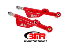 Cargar imagen en el visor de la galería, BMR 99-04 Mustang On-Car Adj. Lower Control Arms / Rod End Combo (Polyurethane) - Red