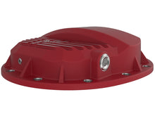 Cargar imagen en el visor de la galería, aFe Pro Series GMCH 9.5 Rear Diff Cover Red w/ Machined Fins 19-20 GM Silverado/Sierra 1500