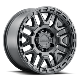 Raceline 953B Krank 17x8.5in / 6x139.7 BP / 18mm Offset / 106.1mm Bore - Satin Black Wheel