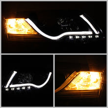 Cargar imagen en el visor de la galería, Spyder Audi A6 05-07 Projector Headlights Halogen Light Tube DRL Blk PRO-YD-ADA605-LTDRL-BK