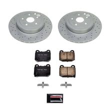 Load image into Gallery viewer, Power Stop 2021 Subaru WRX (w/2 Piston Rear Calipers) Rear Z17 Coated Brake Kit