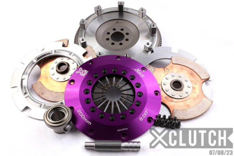 XClutch 91-98 Nissan 180SX S13 2.0L 8in Twin Solid Ceramic Clutch Kit