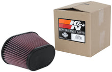 Cargar imagen en el visor de la galería, K&amp;N Universal Clamp-On Air Filter 3.5in Flg ID x 8.5x5.25in B OD x 6.25x4in T OD x 5.5in H
