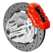 Cargar imagen en el visor de la galería, Wilwood Forged Dynalite Front Brake Kit 12.19in SRP Drilled/Slotted Rotor - Red