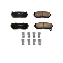 Cargar imagen en el visor de la galería, Power Stop 98-01 Kia Sephia Rear Z17 Evolution Ceramic Brake Pads w/Hardware