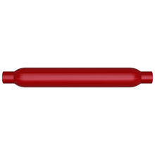 Cargar imagen en el visor de la galería, MagnaFlow Muffler Red Pack Series Glasspack 3.5in Rd 18in Body Length 2.25in/2.25in Inlet/Outlet