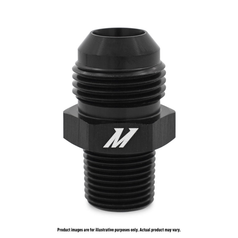 Mishimoto Aluminum -4AN to 1/4 NPT Fitting - Black