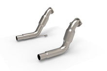 Cargar imagen en el visor de la galería, Kooks 20-24 Ford Exployer ST/Aviator 3in x 2-1/2in Stainless Steel GREEN Catted Downpipes