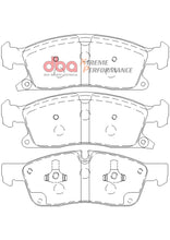 Cargar imagen en el visor de la galería, DBA 11-12 Dodge Durango / 11-12 Jeep Grand Cherokee XP650 Front Brake Pads