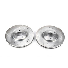 Cargar imagen en el visor de la galería, Power Stop 07-09 Mercedes-Benz E350 Front Evolution Drilled &amp; Slotted Rotors - Pair
