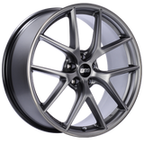 BBS CI-R 19x9 5x112 ET42 Platinum Silver Polished Rim Protector Wheel -82mm PFS/Clip Required