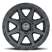 Cargar imagen en el visor de la galería, ICON Rebound 17x8.5 5x150 25mm Offset 5.75in BS 110.1mm Bore Double Black Wheel