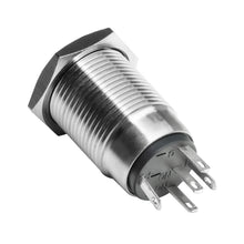 Cargar imagen en el visor de la galería, Oracle Pre-Wired Power Symbol On/Off Flush Mount LED Switch - Green