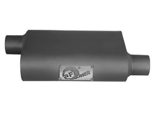 Cargar imagen en el visor de la galería, aFe Scorpion Replacement Alum Steel Muffler 2-1/2in In/Out Baffled Offset/Offset 13inL x10inW x4inH