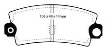 Cargar imagen en el visor de la galería, EBC 85-90 Lotus Esprit 2.2 Redstuff Rear Brake Pads