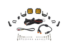 Cargar imagen en el visor de la galería, Diode Dynamics SS3 LED Bumper 1 1/2 In Roll Bar Kit Pro - Yellow SAE Fog (Pair)