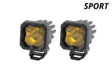 Cargar imagen en el visor de la galería, Diode Dynamics Stage Series C1 LED Pod Sport - Yellow Spot Standard ABL (Pair)