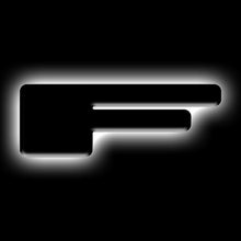 Cargar imagen en el visor de la galería, ORACLE Lighting Universal Illuminated LED Letter Badges - Matte Blk Surface Finish - F