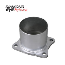 Cargar imagen en el visor de la galería, Diamond Eye ADAPTER 4-BOLT FLANGE 4in INNER DIA CLAMP-ON AL: 01-05 CHEVY/GMC 6.6L 2500/3500 CHV-FBA