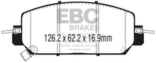 Cargar imagen en el visor de la galería, EBC 2017+ Honda CR-V 1.5L Turbo Ultimax2 Front Brake Pads