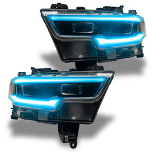 Cargar imagen en el visor de la galería, Oracle 19-21 RAM 1500 Projector LED Headlight DRL Kit - RGBW+A w/ RF Controller