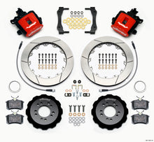 Cargar imagen en el visor de la galería, Wilwood Combination Parking Brake Rear Kit 12.88in Red 2013-Up Ford Focus ST w/ Lines