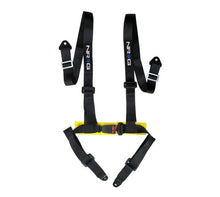 Cargar imagen en el visor de la galería, NRG 4 Point Seat Belt Harness / Buckle Lock- Black
