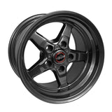 Race Star 92 Drag Star 15x10 5x115 BC 6.25 BS ET 19.00 Bracket Racer Gloss Black Wheel