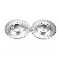 Cargar imagen en el visor de la galería, Power Stop 2000 BMW 323i Front Evolution Drilled &amp; Slotted Rotors - Pair