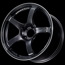 Cargar imagen en el visor de la galería, Advan TC4 18x10.5 +15 5-114.3 Racing Gun Metallic &amp; Ring Wheel