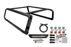 Diode Dynamics 04-25 Chevrolet Colorado/ GMC Canyon/ Toyota Tacoma IBEX A1 Bed Rack - Short Bed
