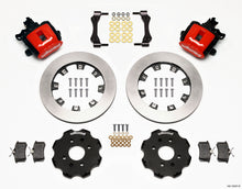 Cargar imagen en el visor de la galería, Wilwood Combination Parking Brake Rear Kit 12.19in Red Civic / Integra Disc 2.39 Hub Offset