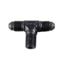 Cargar imagen en el visor de la galería, Fragola -10AN Tee 1/2 NPT On The Side - Black