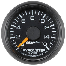 Load image into Gallery viewer, Autometer Factory Match GM 2-1/16in 1600 Degree Electric Pyrometer (EGT) Gauge