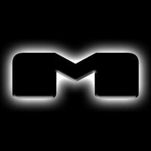 Cargar imagen en el visor de la galería, ORACLE Lighting Universal Illuminated LED Letter Badges - Matte Blk Surface Finish - M