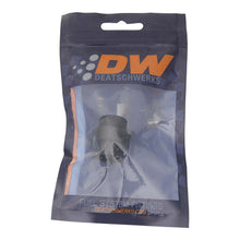 Load image into Gallery viewer, DeatschWerks 8AN ORB to S387 Pre-Filter Sock Adapter - Anodized Matte Black