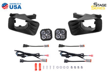 Cargar imagen en el visor de la galería, Diode Dynamics SS3 Ram Horizontal LED Fog Light Kit Sport - White SAE Fog