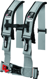 DragonFire Racing Harness H Style- 4-Point- 3in Buckle- Grey