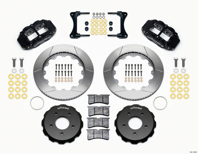 Wilwood Narrow Superlite 4R Front Hat Kit 14.00in 2007-Up Jeep Wrangler