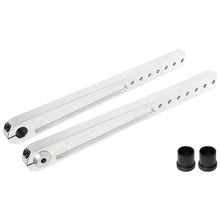 Cargar imagen en el visor de la galería, RockJock Billet Aluminum Antirock Pre-Runner Sway Bar Arms (33.67in OAL 35 spline) w/ Hardware