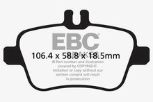 Load image into Gallery viewer, EBC 13+ Mercedes-Benz CLA250 2.0 Turbo Yellowstuff Rear Brake Pads