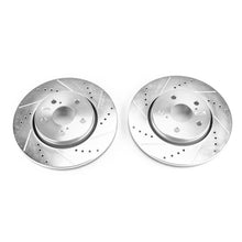 Cargar imagen en el visor de la galería, Power Stop 18-19 Toyota C-HR Front Evolution Drilled &amp; Slotted Rotors - Pair