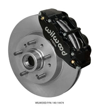 Cargar imagen en el visor de la galería, Wilwood Narrow Superlite 6R Front Brake Kit 11.86in Black 64-70 GM C10 w/ Factory Drum Spindles