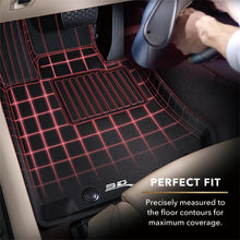 Load image into Gallery viewer, 3D MAXpider 2023 Toyota BZ4X Double Cab Kagu 1st &amp; 2nd Row Floormats - Black