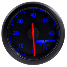 Cargar imagen en el visor de la galería, Autometer Airdrive 2-1/6in Boost Gauge 0-60 PSI - Black