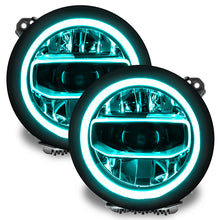 Cargar imagen en el visor de la galería, Oracle Jeep Wrangler JL/Gladiator JT RGB+W Headlight DRL Kit - w/ BC1 Controller