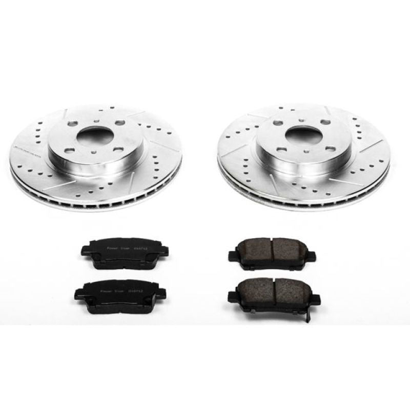 Power Stop 01-05 Toyota Echo Front Z23 Evolution Sport Brake Kit