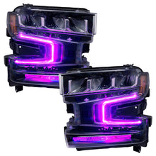 Cargar imagen en el visor de la galería, Oracle 19-21 Chevy Silverado 1500 RGB+W Headlight DRL Kit - w/ Simple Controller