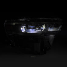 Cargar imagen en el visor de la galería, AlphaRex 25-26 Dodge Ram 1500 Luxx LED Proj Headlights -Alpha Black w/Activ Lit/Seq Signal/Switchbk